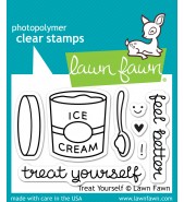 Lawn Fawn TREAT YOURSELF stamp set: